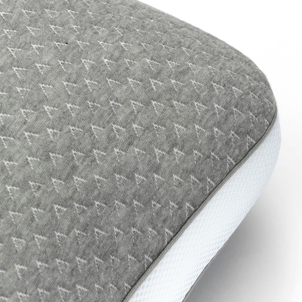 image 1 of BHS Medium Firm Pillow, Charcoal Grey | White | Single
