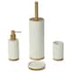 image 2 of Showerdrape Bondi Cream 4 Piece Bathroom Accessory Set