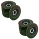 image 1 of Type 29 Premium Flap Grinding Sanding Discs 80 Flaps 40 Grit Coarse 115mm 20pk