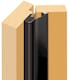 image 1 of Exitex Roller Finger Protector 1925mm, Door Hinge Safety Guard, Professional Protection | Black