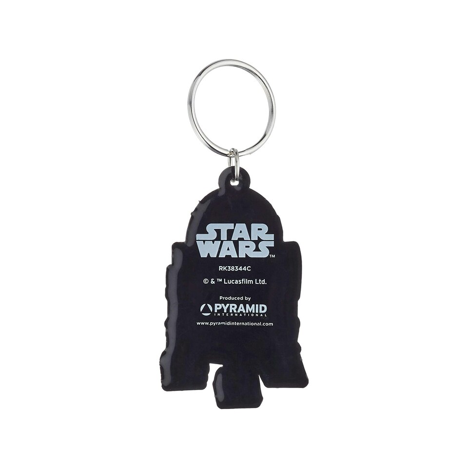 image 1 of Star Wars Rubber R2-D2 Keyring - Multicoloured - One Size