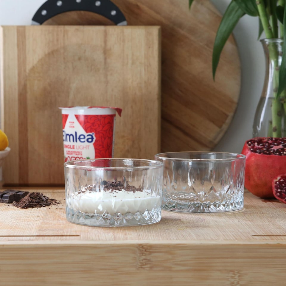 image 1 of LAV Odin Glass Serving Bowls - 9.5cm - Pack of 6 | Clear | Clear