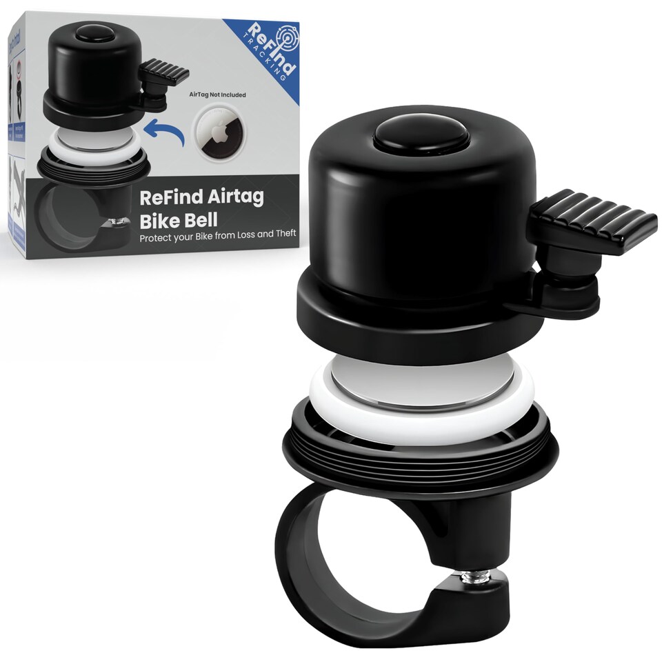 image 1 of Airtag Holder Bike Bell for Apple Tag or P09 Tracker (No P09 Tracker)