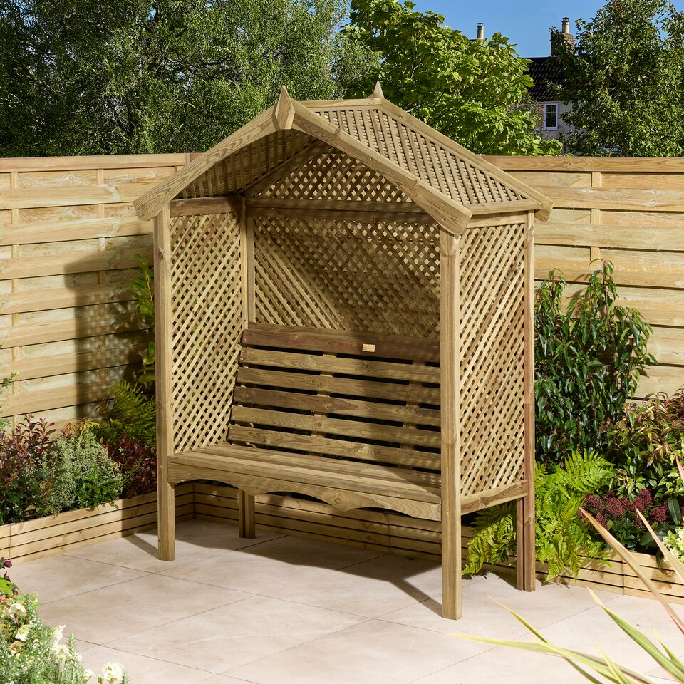 image 1 of Rowlinson Marrakesh 3 Seat Arbour