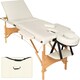 image 1 of Massage Table Daniel - 3-zones, carry bag, head and armrests, 5 cm thick padding | Cream | beige | 1