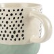 image 4 of Nicola Spring Ceramic Dipped Dots Coffee Mugs - 385ml - Blue - Pack of 6 Blue