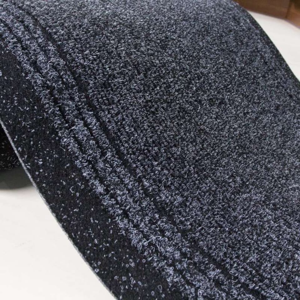 image 1 of kukoon 3ft - 39ft Long Dark Grey Hallway Runner Rug Stair Carpet Mat 60cm x 183cm