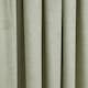 image 3 of Fusion Galaxy Pencil Pleat Curtains Green