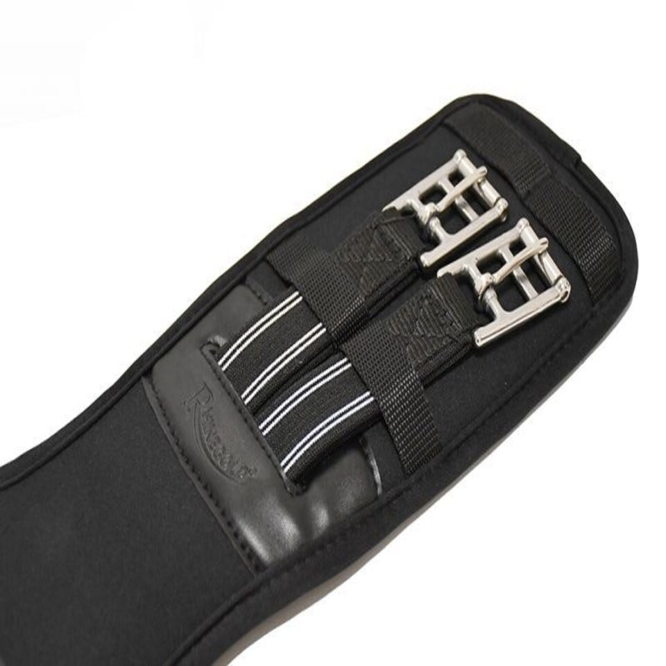 image 1 of Rhinegold Shaped Memory Foam Dressage Girth Black | Size: 30 Inch
Colour: Black