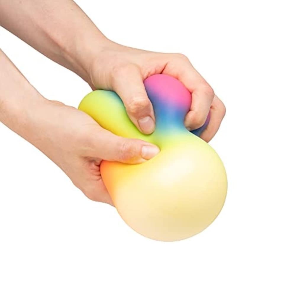 image 1 of Scrunchems Rainbow Stress Squish Ball