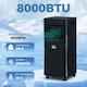 image 2 of HOMCOM 8000 BTU Portable Air Conditioner 4 Modes LED Display Timer Home Office