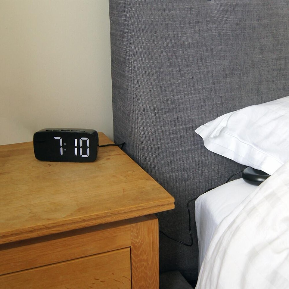 image 1 of Lifemax Big Digit Clock with Vibration Alarm Pad