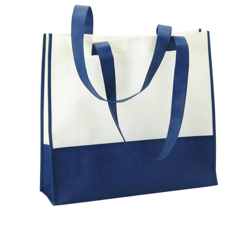 image 1 of MidOcean Vivi Non-Woven Shopper Bag - Blue - One Size Blue