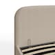 image 5 of Florence Boucle Ottoman Storage Bed King Natural Stone | Grey | Natural Stone