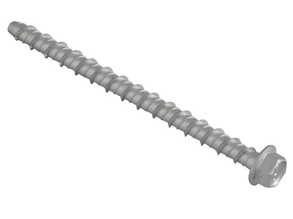Forgefix Lightning Bolts Hex/Flange Head M6 X 50Mm Box 100