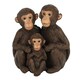 image 1 of Something Different Just The Tree Of Us Monkey Family Ornament - Brown - One Size