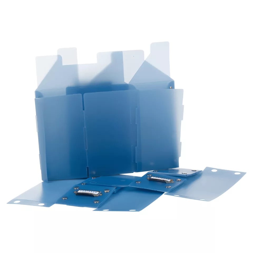 image 1 of Ordinett Collapsible Storage Boxes with Lids and Labels