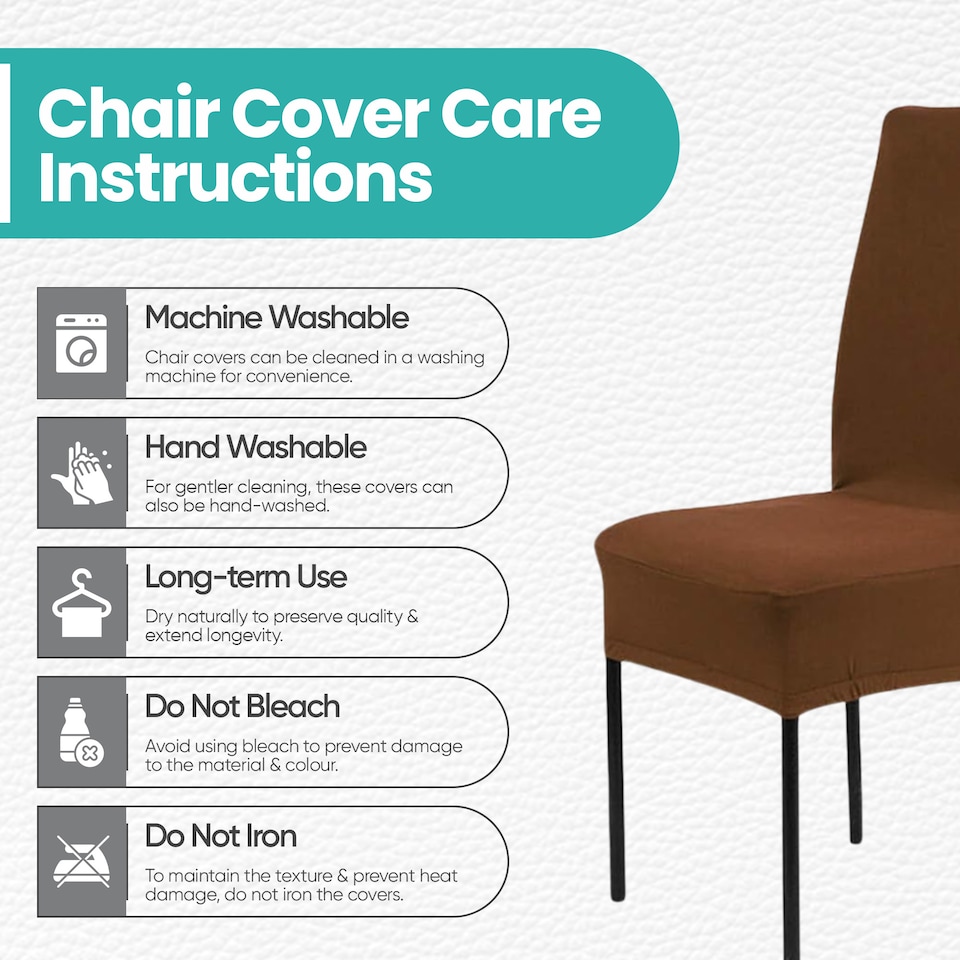 image 1 of High-Back Chair Covers Spandex Stretch, Chair Protective Slipcover