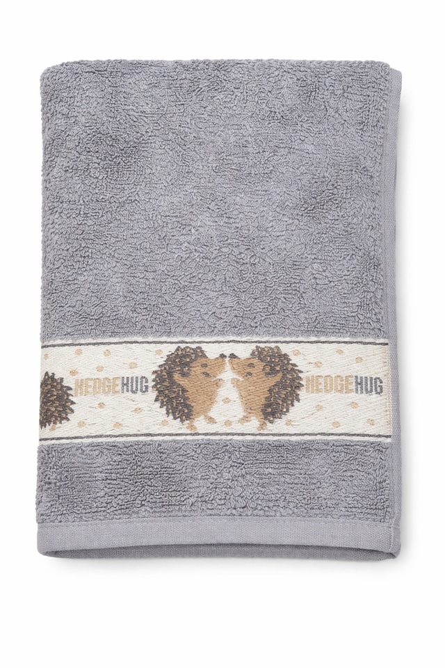 Hedgehog Grey 2 Pack Kitchen Towel | Grey