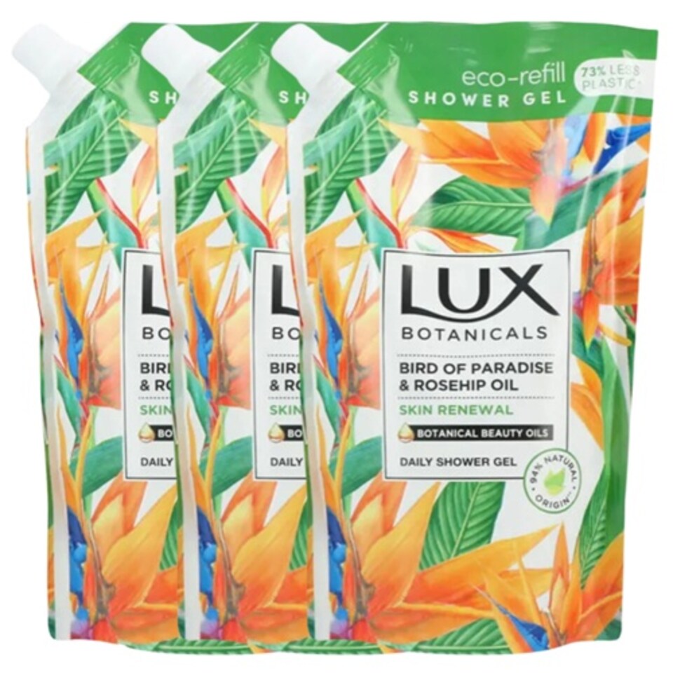 image 1 of Lux Botanicals Bird of Paradise & Vitamin C Shower Gel Refill | Green | 1 - Green | Single | 1