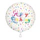 image 1 of Birthday Sprinkle Happy Birthday Round 18" Foil Balloon