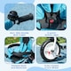 image 6 of HOMCOM 6 in 1 Kids Trike, Stroller with Parent Handle, Blue | Blue | Blue