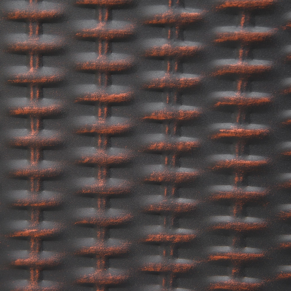 image 1 of Outsunny Square Propane Gas Fire Pit Table, 50000 BTU Rattan Smokeless Firepit Patio Heater with Glass Screen, Glass Beads and Lid, 81cm x 81cm x 64cm, Black