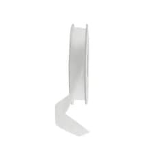 White Satin Faced Ribbon Reel 15mm x 20m