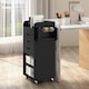 image 8 of COSTWAY Rolling Craft Storage Cart Utility Cart Black