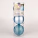 image 5 of 6pcs Light Blue Baubles (10cm, PVC)