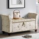 image 7 of Vida Designs Seville Storage Ottoman Bedroom Hallway Chest Bench, Crushed Velvet Champagne | Gold | Crushed Velvet Champagne | One Size