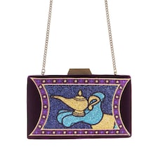 Danielle Nicole Official Disney Aladdin Magic Lamp Clutch Bag - Multicoloured - One Size Multi