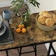 image 8 of HOMCOM 5 Piece Bar Set, Industrial Kitchen and Chair Set Rustic Brown