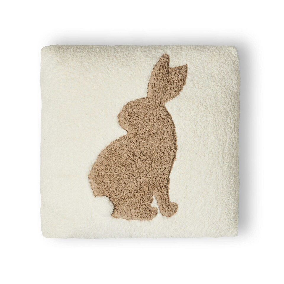 image 1 of BHS Tufted Bunny Cushion, Natural