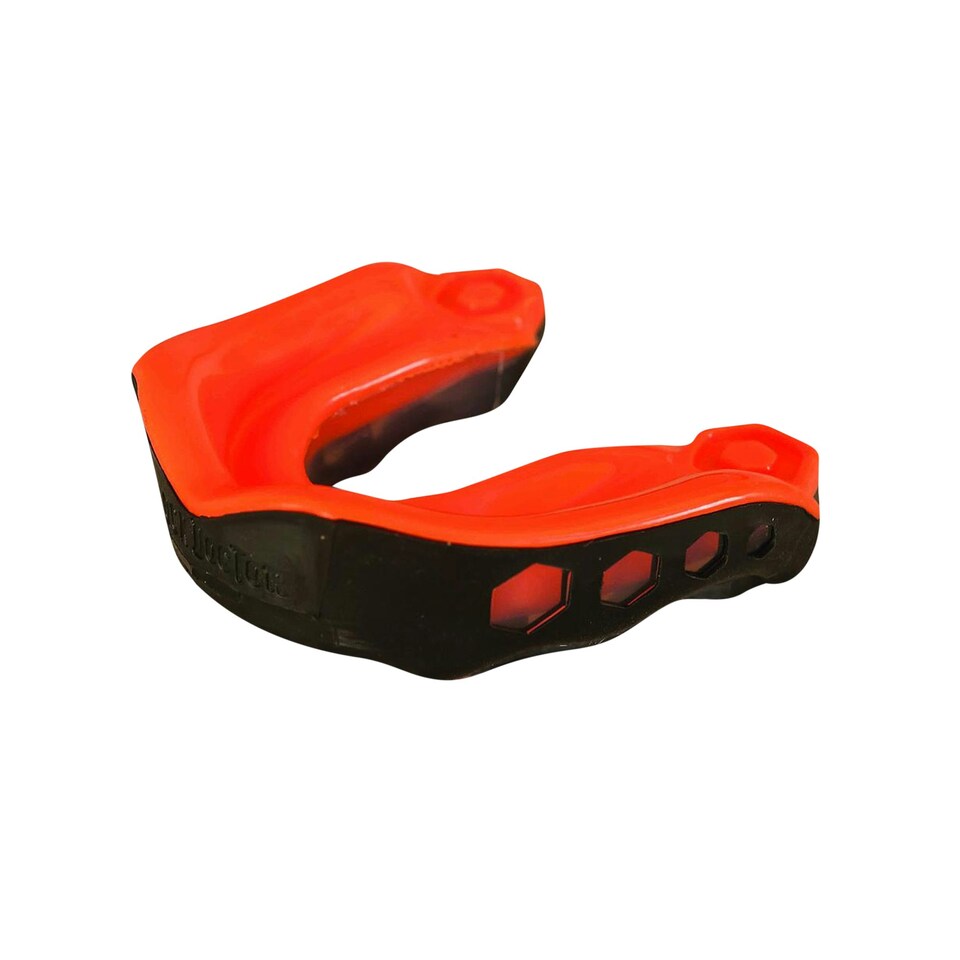 image 1 of Shock Doctor Unisex Adult Gel Max Mouthguard - Orange/Black - One Size