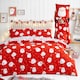 image 6 of Fusion Happy Santa Duvet Cover Set Red