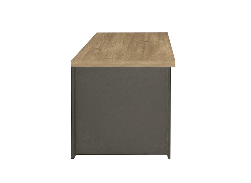 image 1 of Highgate 2 Drawer Coffee Table Dark Grey