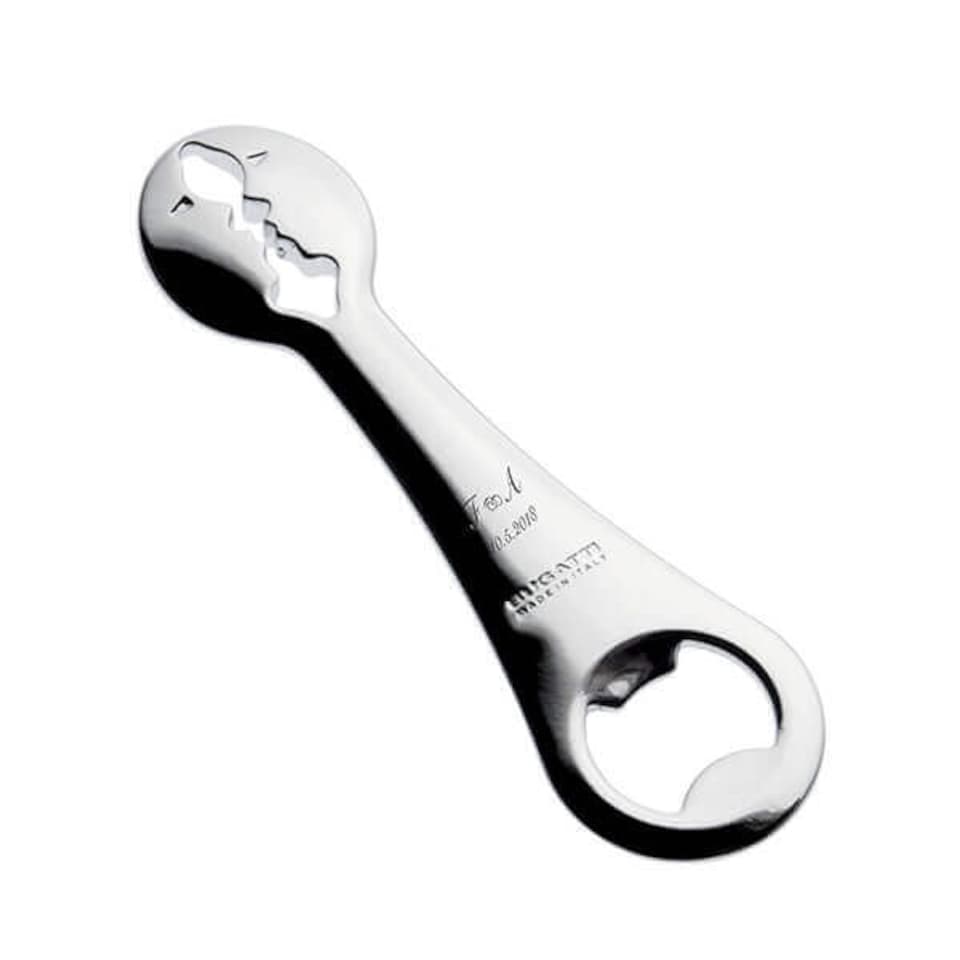 image 1 of Bugatti Kiss Bottle Opener Chrome