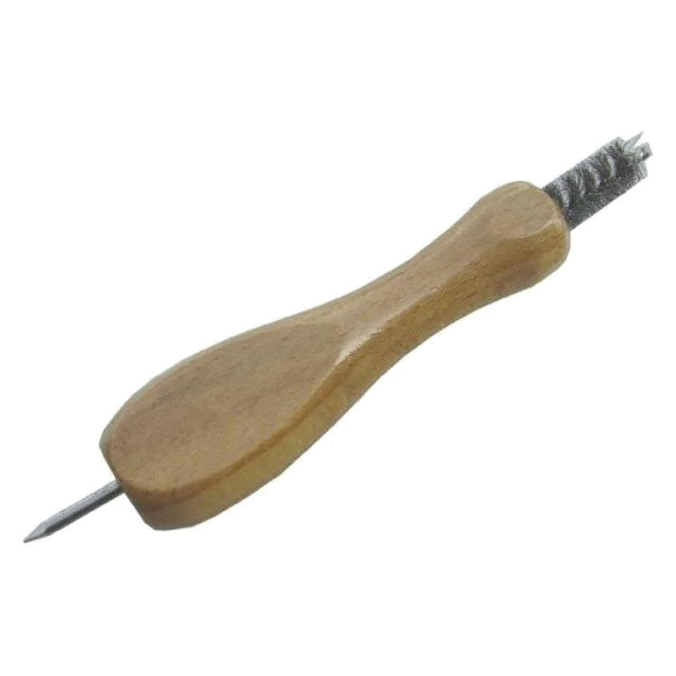 Stromsholm Wire Brush & Pick - Brown - One Size