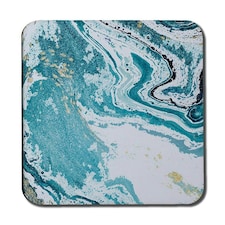 Marble In Blue (Coaster)