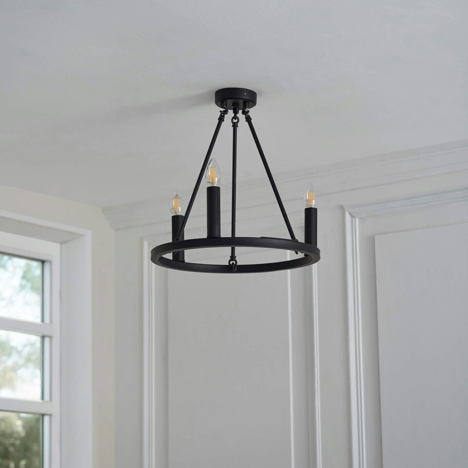 image 1 of Parley 3 Light - Black Pendant