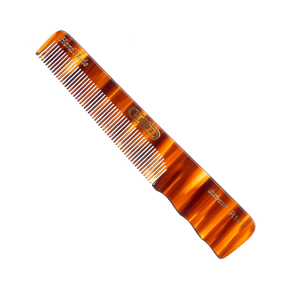 Kent Brushes Handmade 138mm Pocket Comb Fine Hair