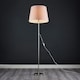 image 3 of ValueLights Charlie Gold Table Lamp Green Velvet Gold Shade & Bulb 