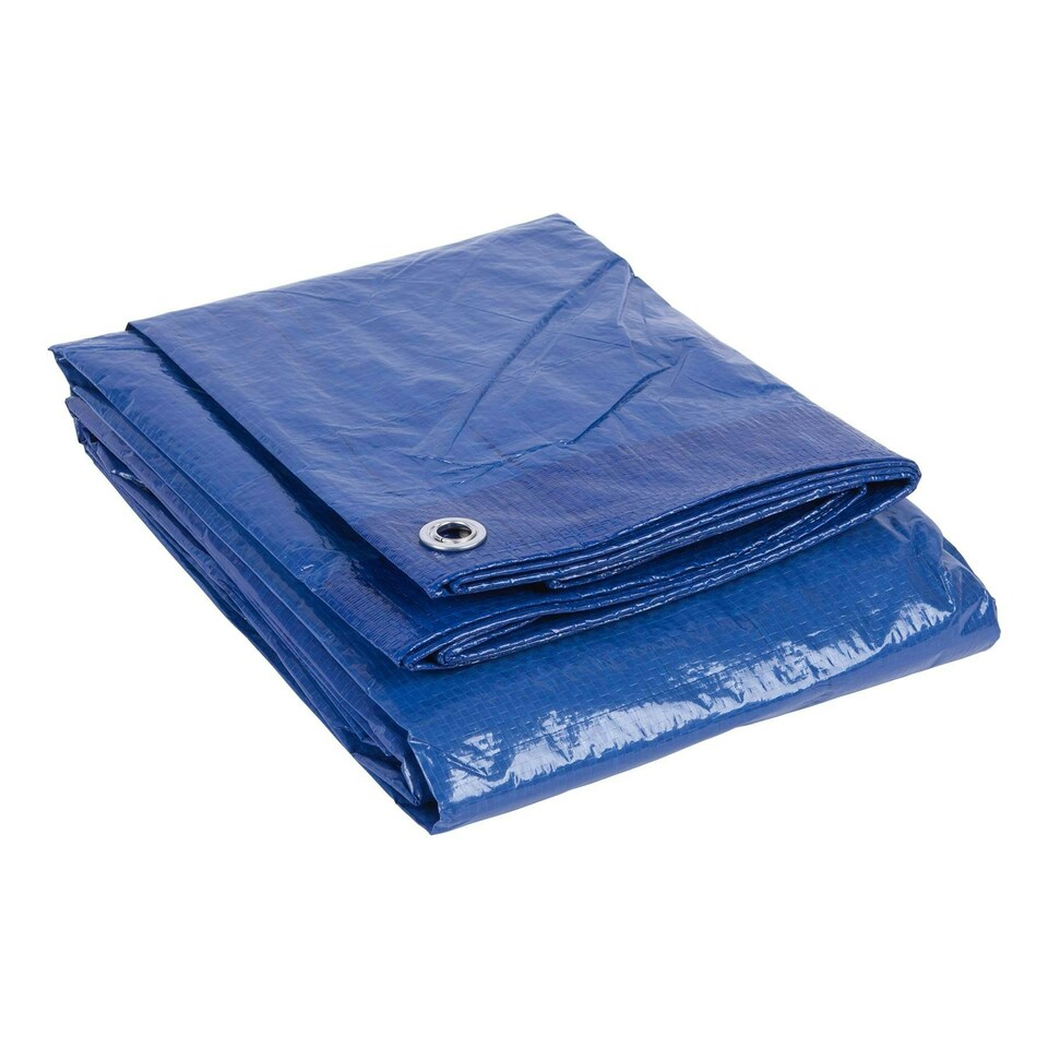 image 1 of Blackspur Waterproof Tarpaulin - 18ft x 24ft - Blue