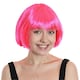 image 6 of Adults Hot Pink Bob Wig – Bright Fancy Dress Hairpiece for Parties & Costumes Pink | One Size