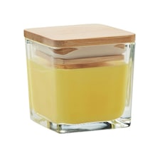 MidOcean Pila Lemon Square Scented Candle - Yellow - One Size | Yellow