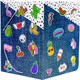 image 5 of Pin Badge Wizard A4 Elasticated Folder
