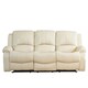 image 1 of Glendale 3 Seat Reclining Sofa - Cream