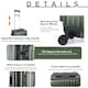 image 3 of 4 Piece Suitcase Set: Vanity, Carry-On, Medium & Large with Cupholder | Green | Hunter Green