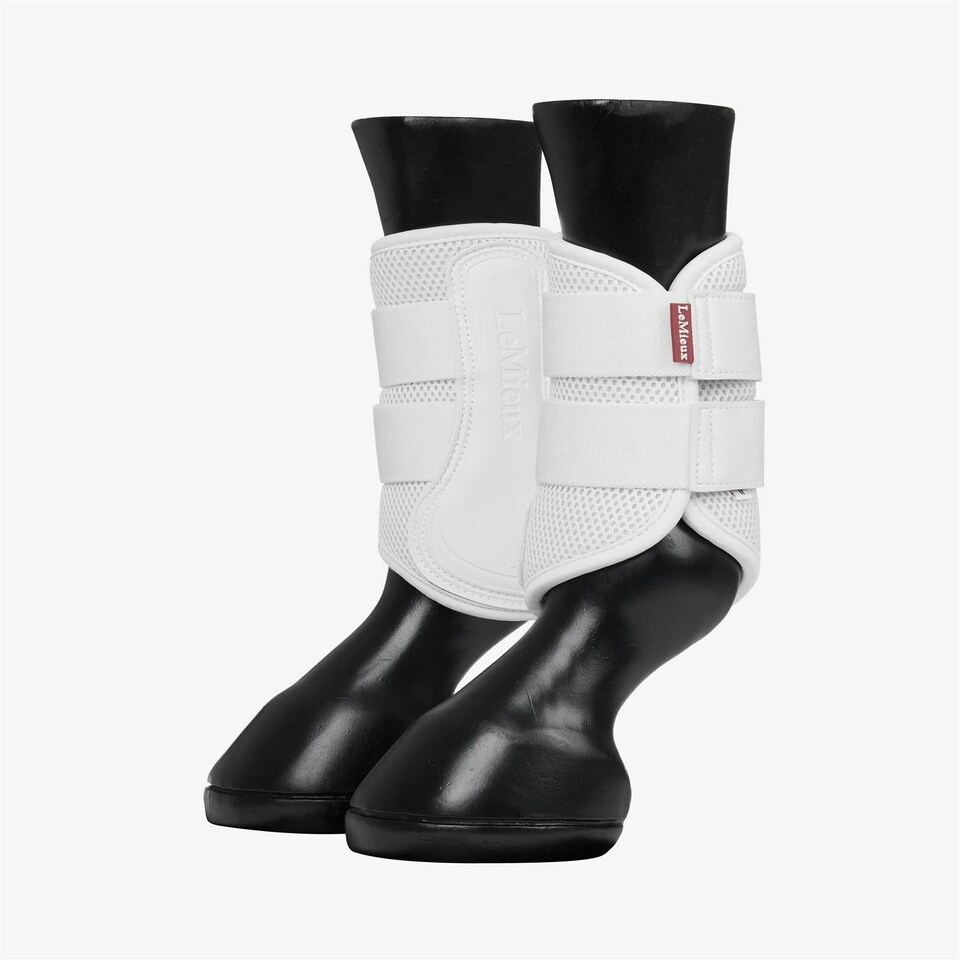 image 1 of LeMieux Mesh Brushing Boot Brown | Large